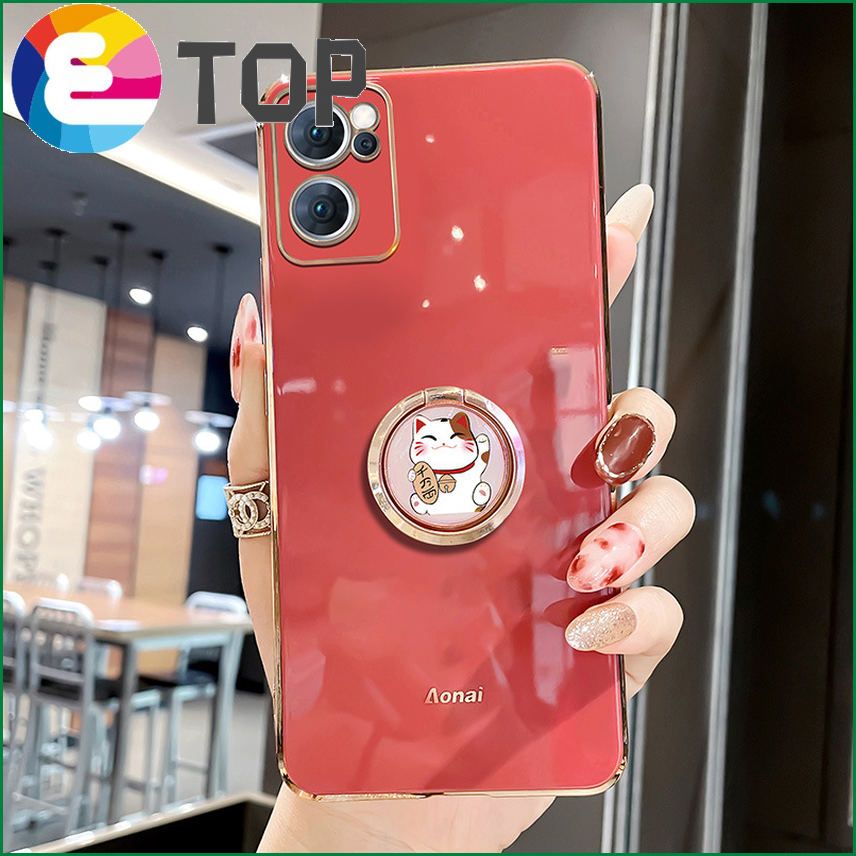 Suitable for opporeno7 mobile phone shell reno7se silicone soft shell all-inclusive  bracket protective sleeve 7pro tide
