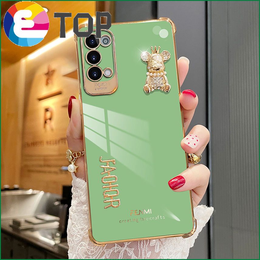 Suitable for opporeno4 mobile phone shell female models reno3pro new reno2 lens all-inclusive reno cartoon cute
