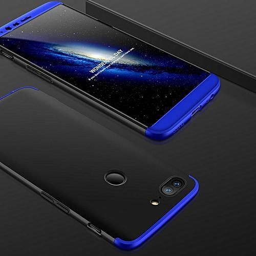 One Plus 5T 360 Degree GKK Phone Back Cover - Black & Blue