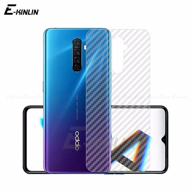 3D Carbon Fiber For Oppo A9 2020 Skins Film Wrap Skin Phone Back Paste Protector