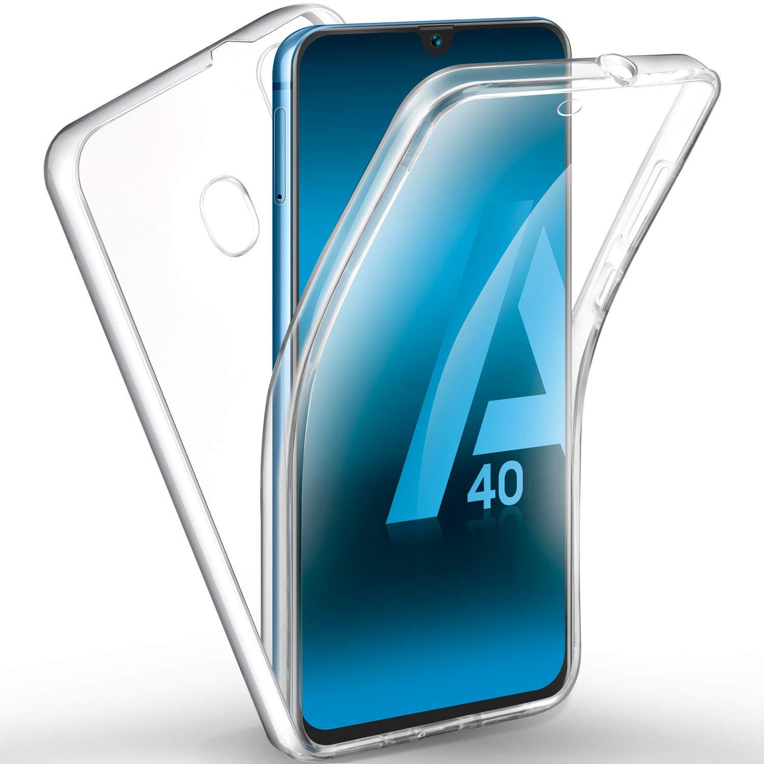 360 Full Body Case for Samsung Galaxy A12 A5 A6 A7 A8 A9 A21S A20E A50 A70 A40 A10 A41 A42 A51 A71 Double Side TPU Clear Funda