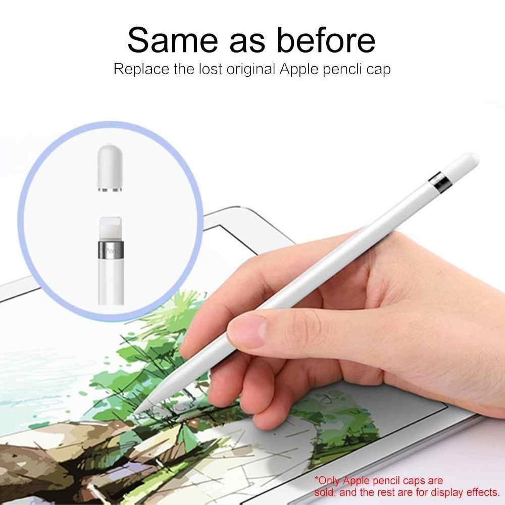 Details about Stylus Pencil Cap Replacement 4 Pack Stylus Magnetic Cap For Apple Pencil Pen