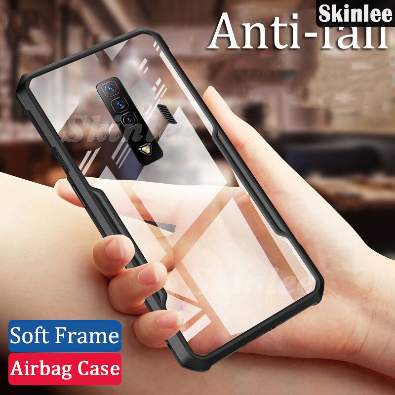 Phone case for Red Magic 7 Back Cover Transparent clear protector Soft Frame Hard Armor Cover     Red Magic7 Phone cases