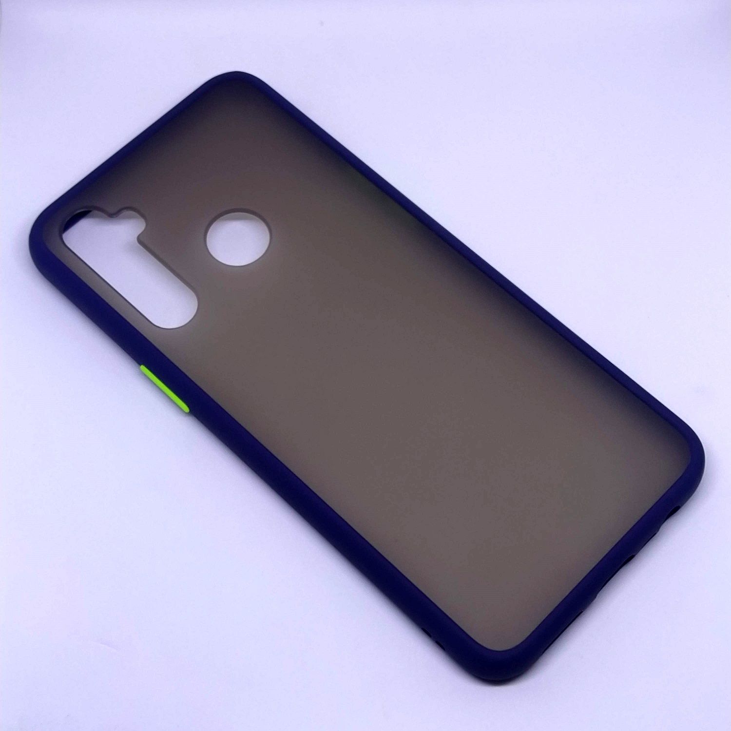 For Realme 5i & Realme 6i Matt Case Colour Blue Black
