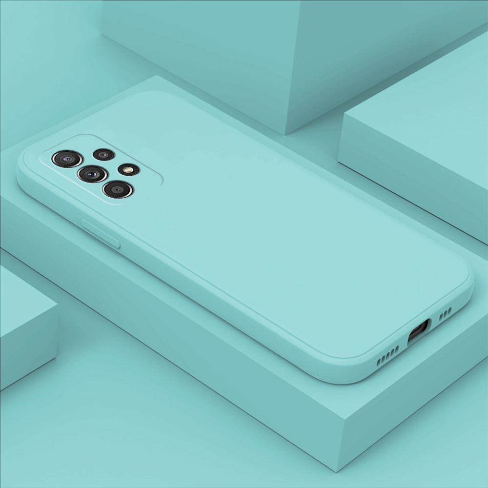 Hontinga for Samsung Galaxy A52S 5G Case Thin Soft Luxury Square Liquid Silicone Phone Case Candy Cover