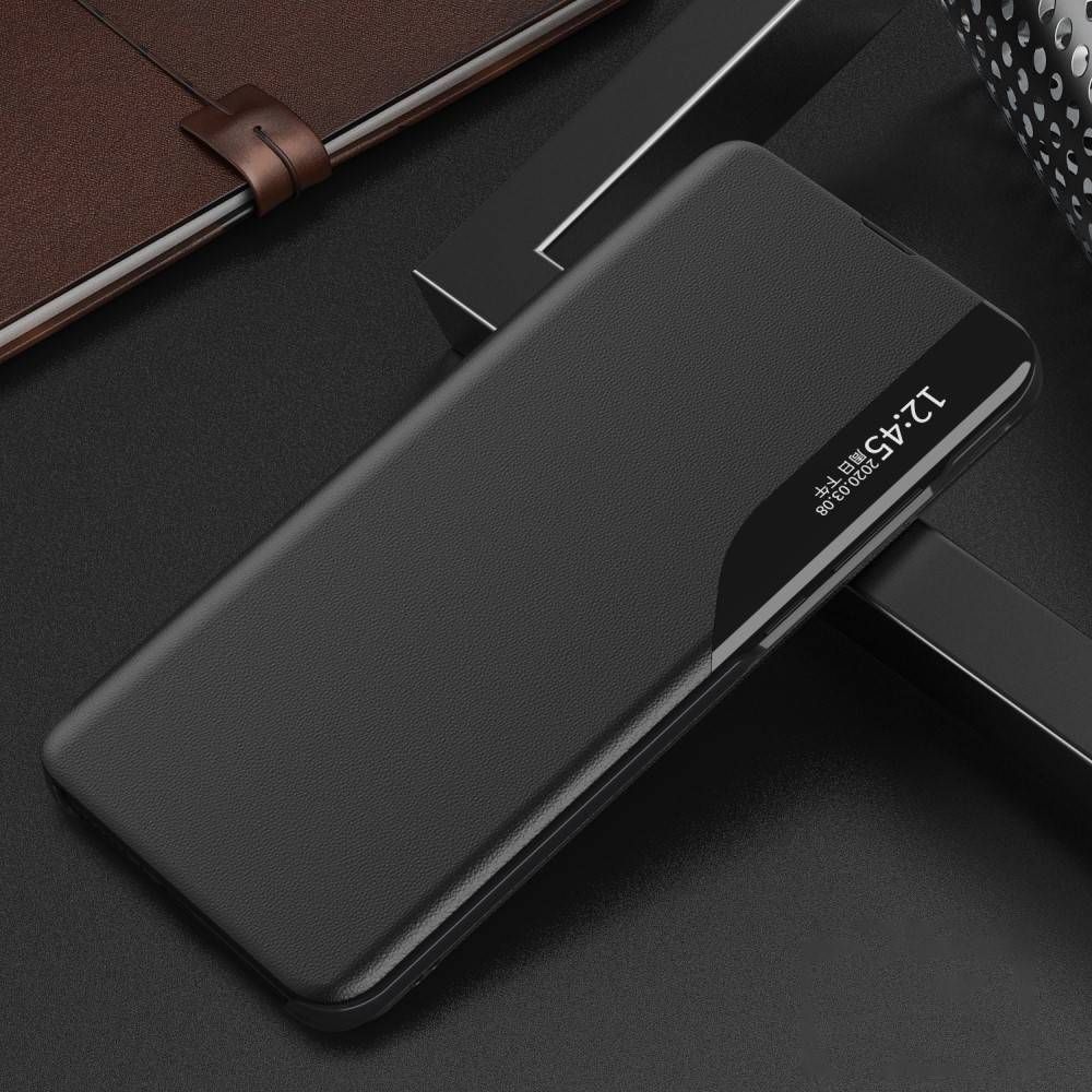 Smart View PU Leather Flip Case For Xiaomi Redmi Note 10 Pro / Redmi Note 10 Pro Max | Luxury Flip Case Full Protective Kickstand Window Shockproof Cover