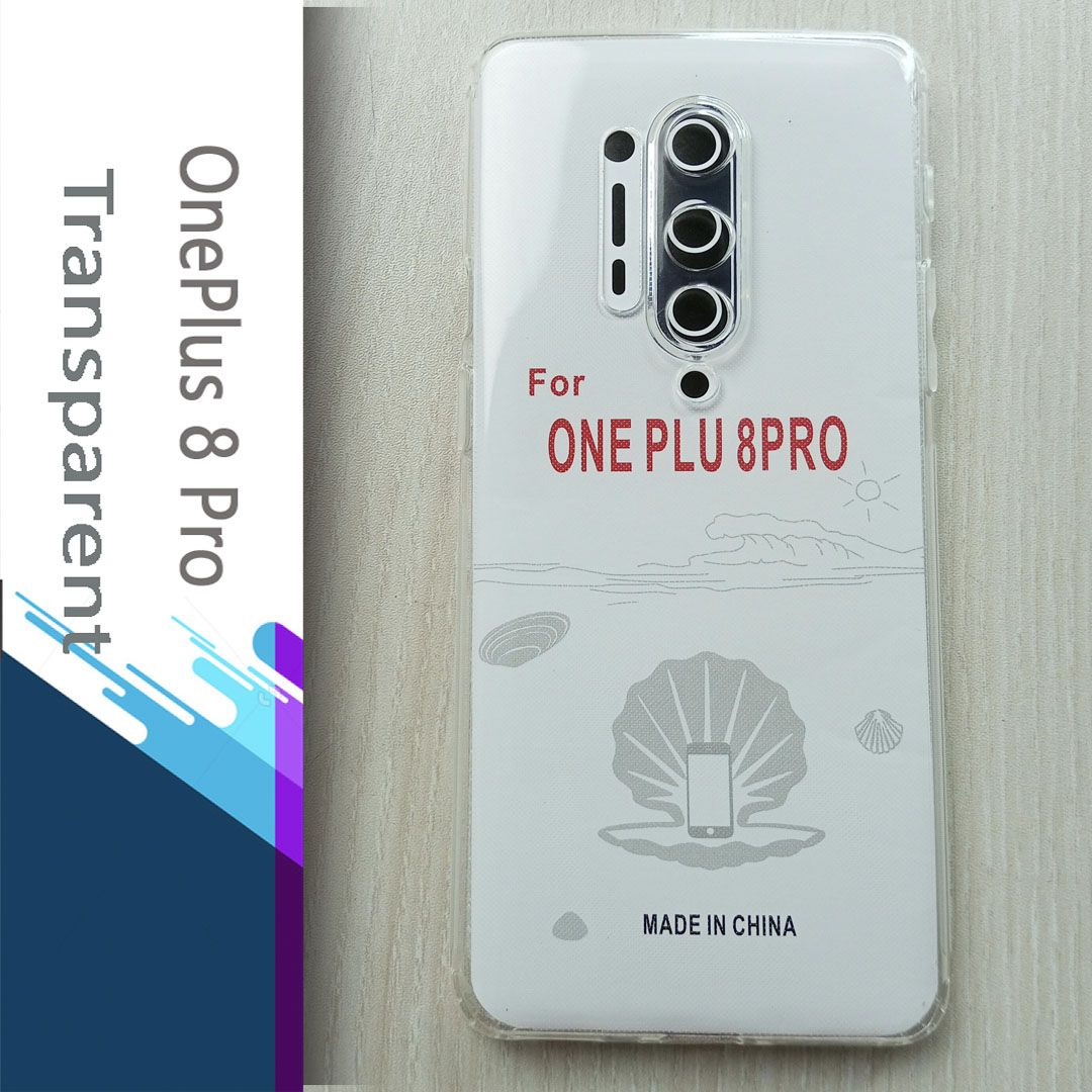 For Oneplus 8 Pro - Premium Silicone Case Crystal Clear Soft Tpu Ultra-Thin Transparent Flexible Protective Mobile Phone Back Cover - Phone Back Cover