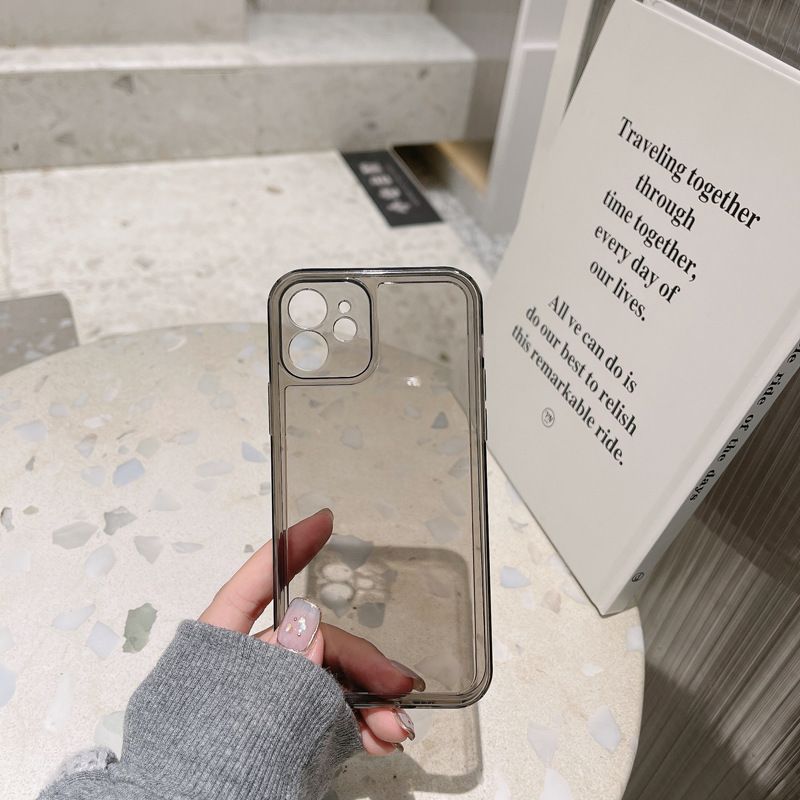Transparent Simple Case Soft Silicone Cover Mobile Phone Protective Case