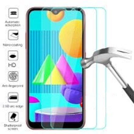 Samsung Galaxy M01s Tempered Glass Screen Protector Slim 9H Hard 2.5D - Transparent