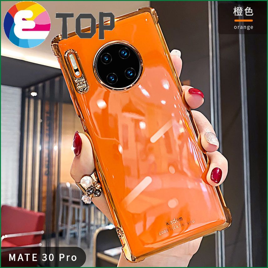 Suitable for audio transfer Huawei mate30 mobile phone shell anti-fall p30 pro female mate30pro red electroplating ma