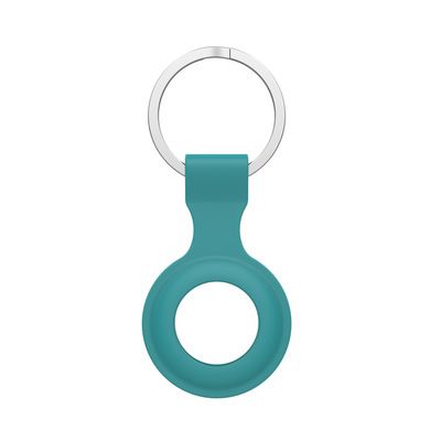 Soft Silicone For Airtags Locator Protective Sleeve Metal Ring Buckle Sports Soft Plastic Shell