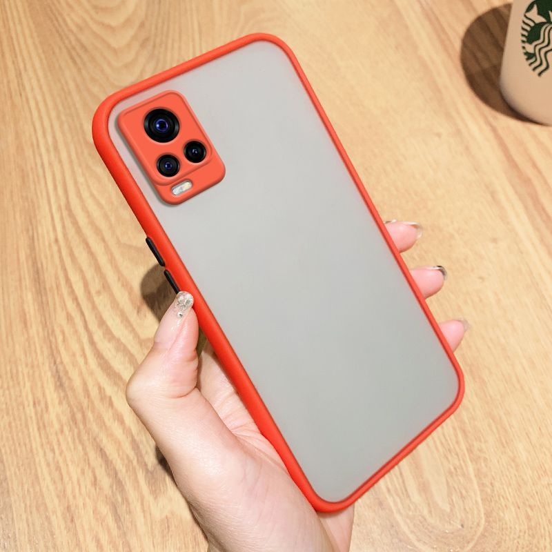 Phone Case Vivo V21 / V21 5G / V21E / X60 Pro 5G Case Global Version Camera Lens Protection Casing vivov21 Cover Luxury Hard Matte PC Back Cover