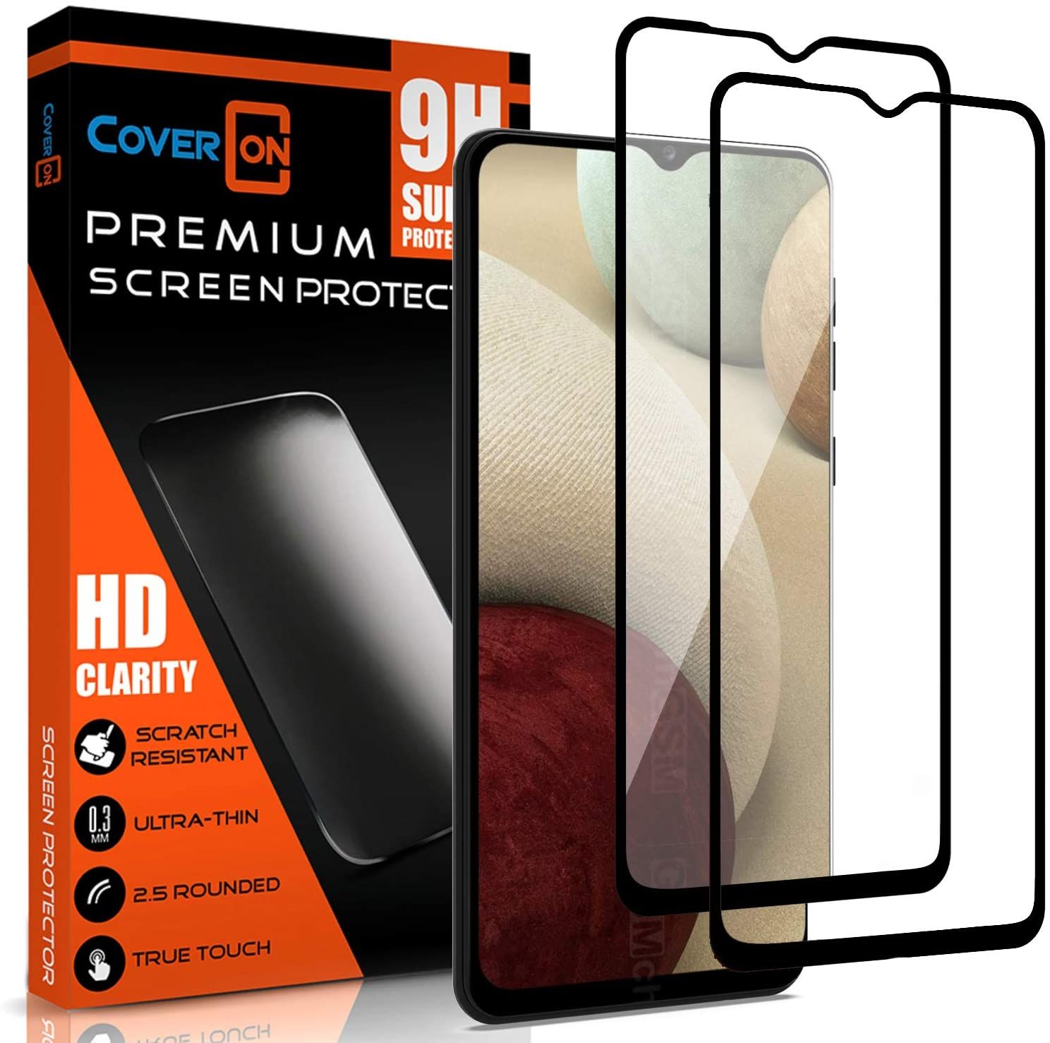 Samsung Galaxy A12 Rinbo glass Premium Quality Curved Glass Screen Protector