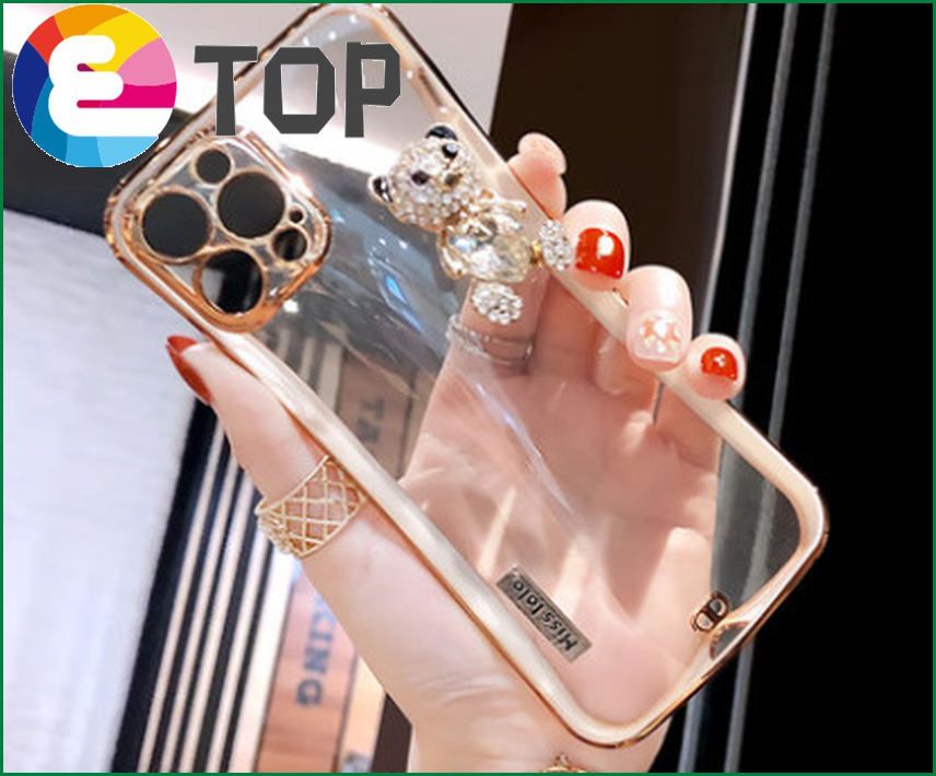 Suitable for apple x mobile phone shell iPhonexsmax all-inclusive silicone soft shell xr transparent net red female models cute cartoon
