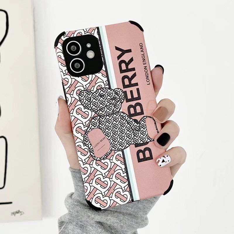 Olige Case For Samsung Galaxy S21 Plus Ultra S20 Plus Ultra Note 20 Ultra S10 S9 Plus Note 10 Plus S10 Lite Note 10 Lite Phone  Cartoon Bear Tide Trend Street Fashion Soft Silicone Protector Cover