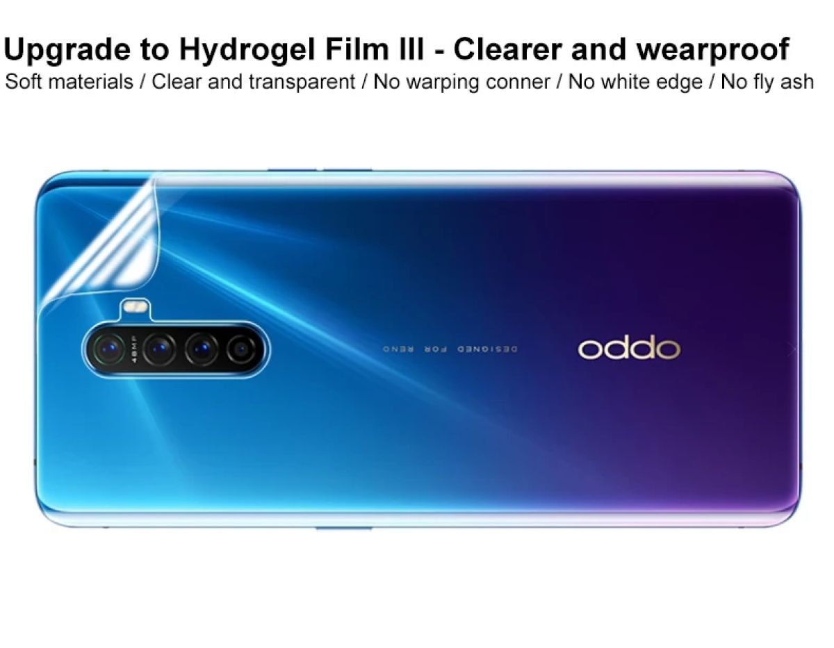 Oppo A9 2020/A1K/F11/F11 Pro Hydrogel Back Poly - Transparent