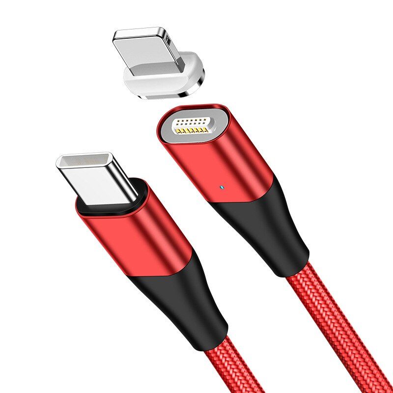 Oppselve 18W PD Quick Charging Cable For iPhone 11 Pro Max XR X S iPad Type C Cable For Macbook USB C Fast Magnetic Charger Cord
