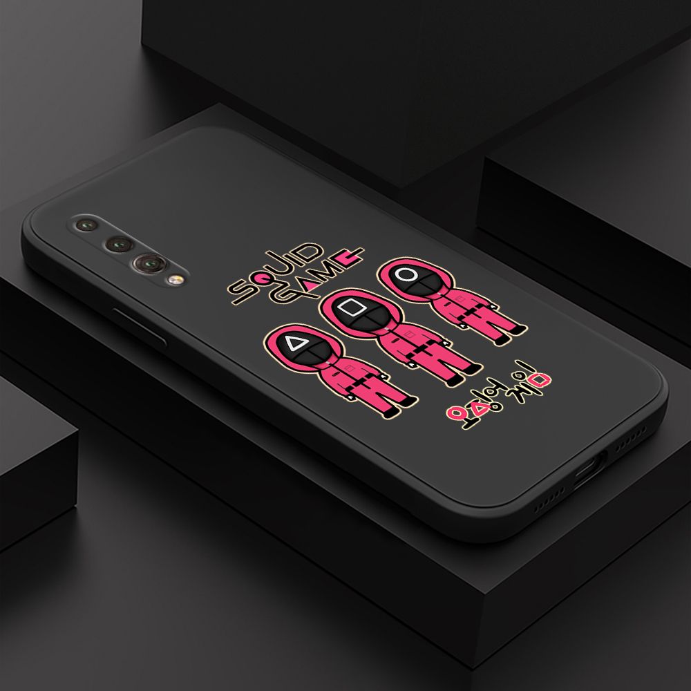 ZeroQiQi for Huawei P20 Pro Case Trend Cartoon Korean Squid Phone Cover Liquid Silicone Case Phone Protective Case