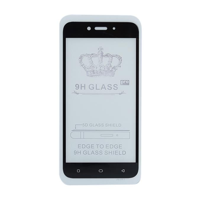 5D 9H Tempered Glass Screen Protector  for Oppo A71 - Black