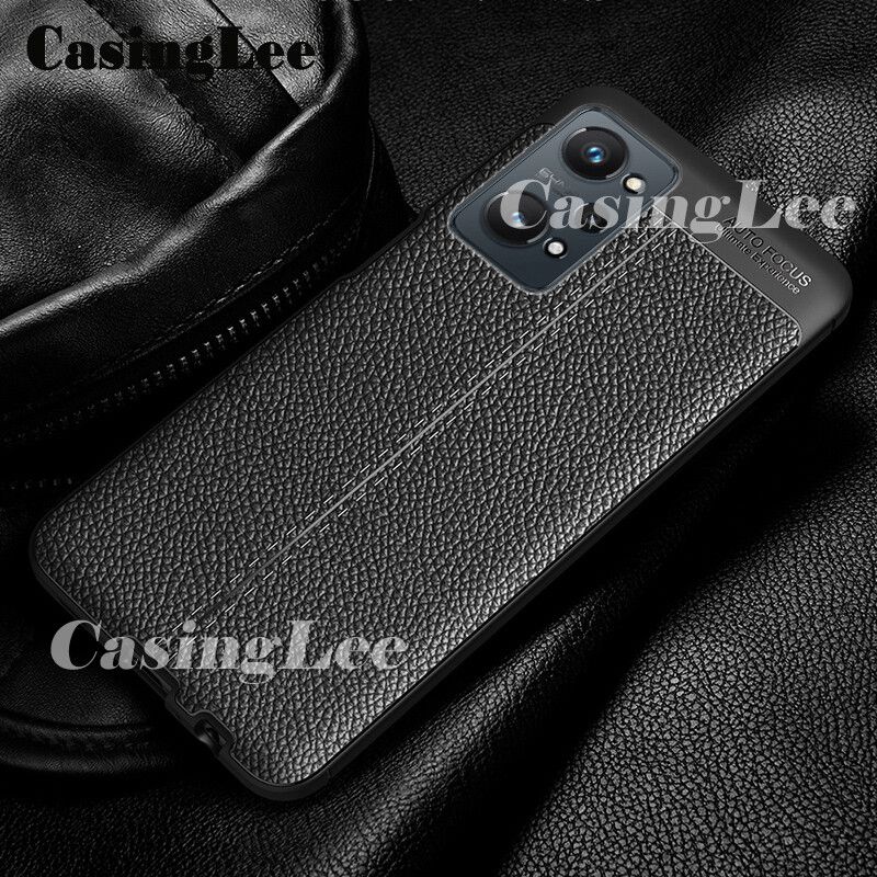 Casinglee For Realme 9i Case for Silicone Litchi Pattern PU Leather Shockproof Back cover Realme 9i Phone cases For girls and Boys