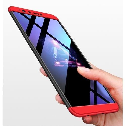 Huawei Y9 (2018)360 Degree Phone Case - Red and Black