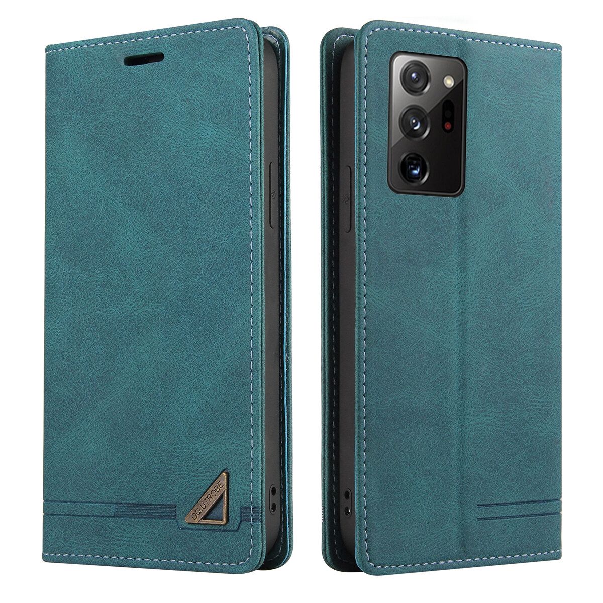 Retro Leather Wallet Foldable Built-in Card Slot and Magnetic Closure Protective Cover For Samsung Galaxy Note20 Ultra / Galaxy Note20 Ultra 5G Phone Cover Case