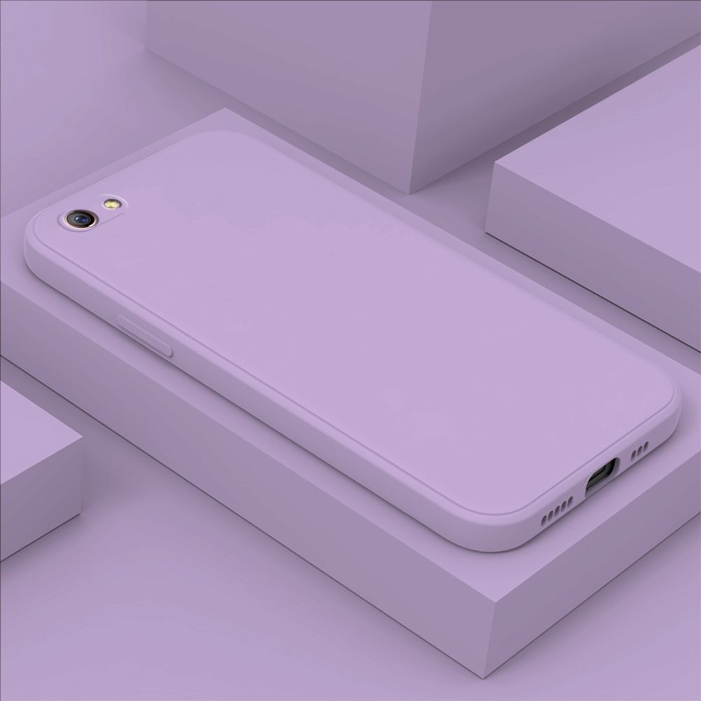Hontinga for OPPO R9S Case Thin Soft Luxury Square Liquid Silicone Phone Case Candy Cover