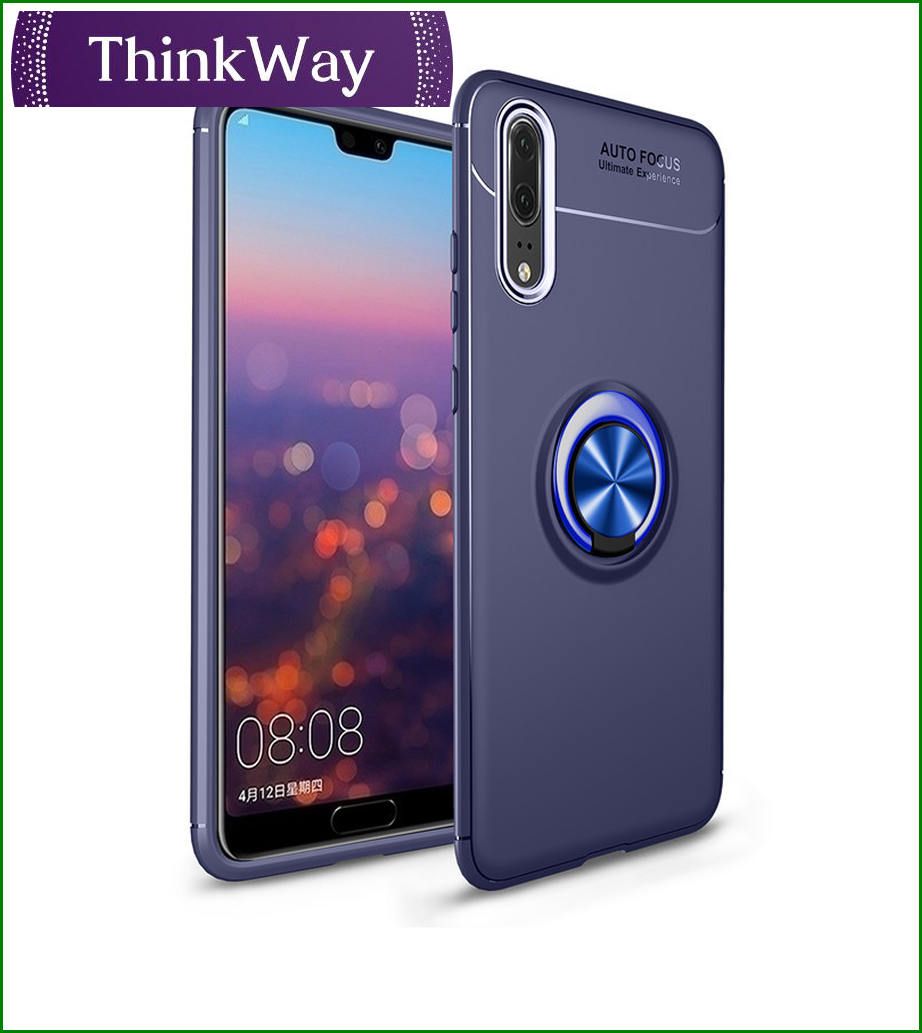 Ring Phone Case TPU Shockproof Cover For Mate10 lite/ Maimang 6/ Honor 9i India Edition & Glory 9