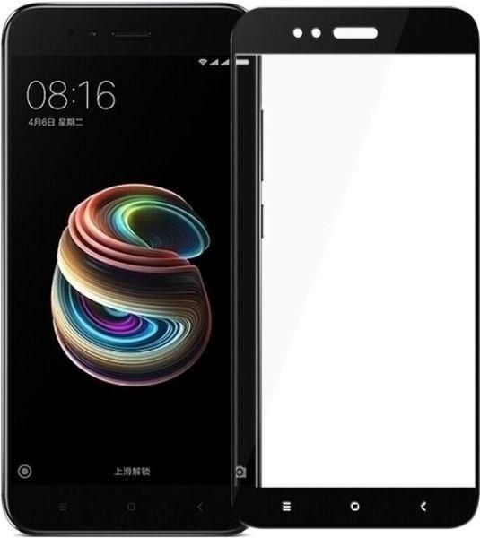 5D Tempered Glass Screen Protector for Xiaomi Mi A1 – Black