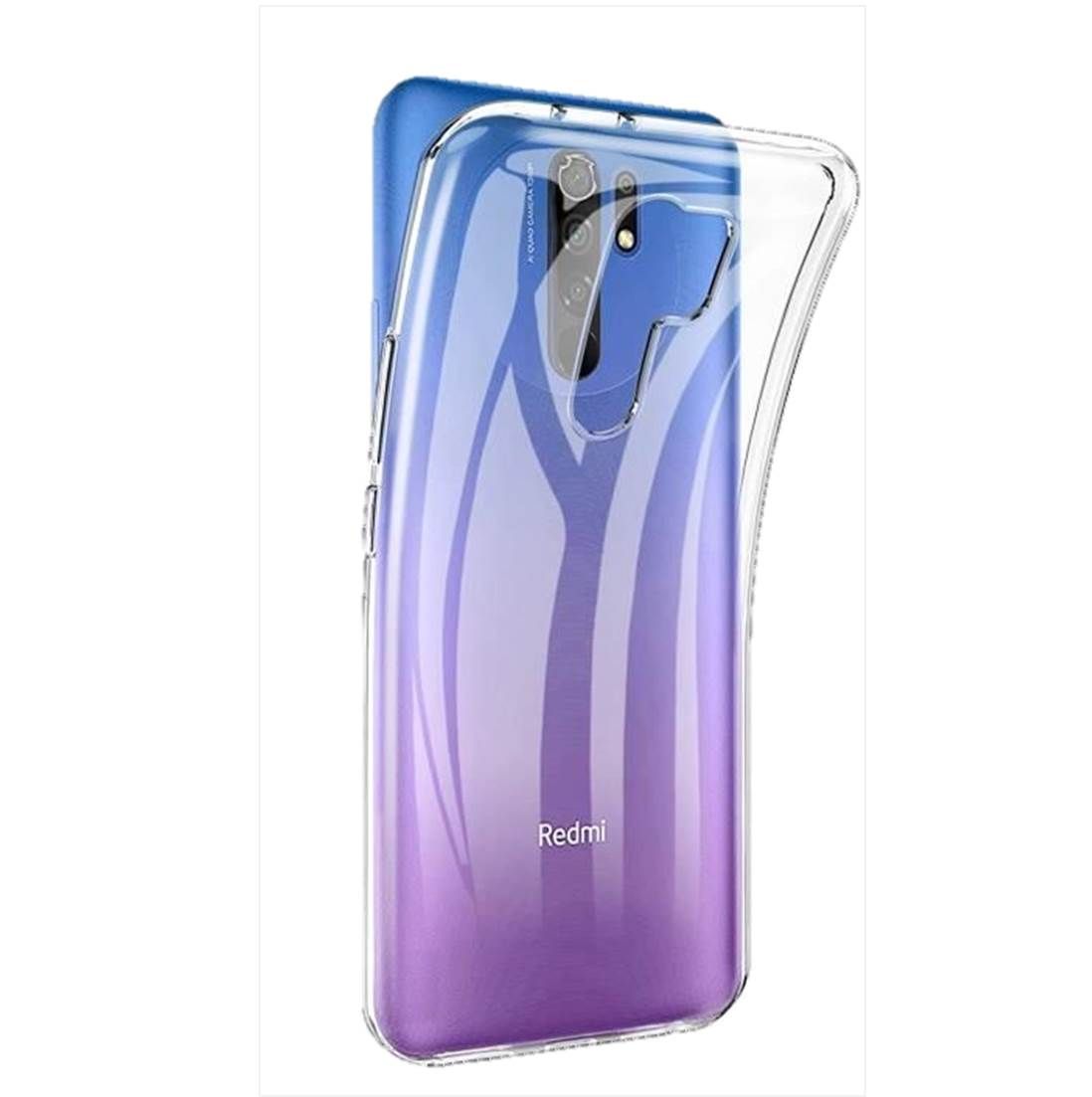 For Xiaomi Redmi 9 Luxury Clear Soft TPU Ultra-Thin Transparent Mobile Back Cover