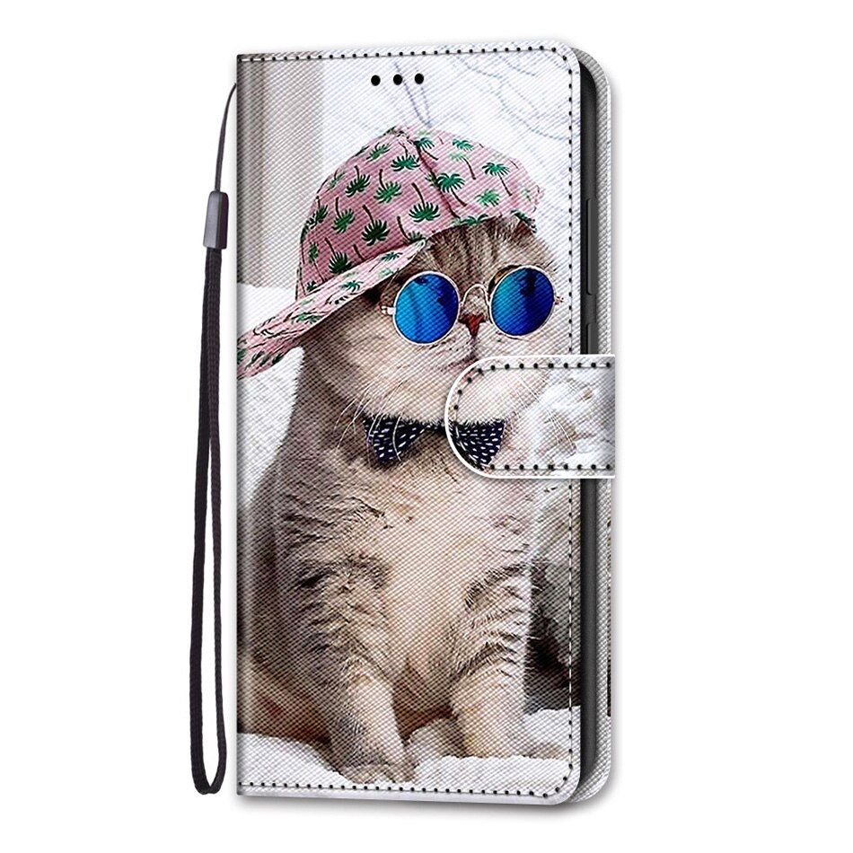 Flip Wallet Case Luxury PU Leather Cover With Card Slots For Redmi 9 9A 9C 8 8A Fundas For Redmi Note 9T 9 9S 9 Pro 8 8T Capa