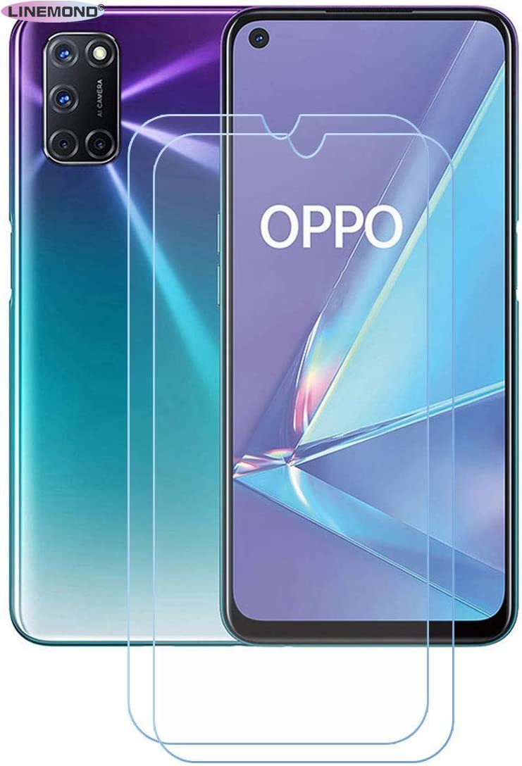[2-Pack] for Oppo A72 5G Tempered Glass Screen Protector, 9H Hardness Anti-Scratch Anti-Fingerprint Anti-Bubble Compatible Full Coverage Clear Film for Oppo A72 5G (6,5#34;)