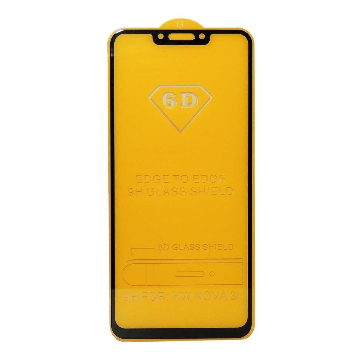 6D 9H Tempered Glass Screen Protector for Huawei Nova 3i - Black