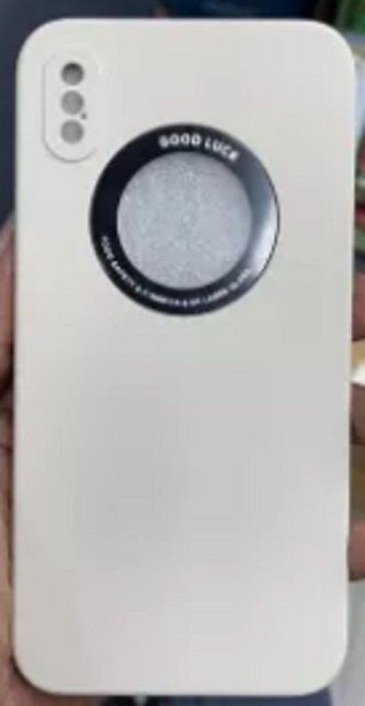 Apple_iPhone X Good Luck Liquid Silicone Soft Gel Rubber Slim Lightweight Microfiber Lining Cushion Texture Cover Shockproof Protective Anti-Scratch Phone Case