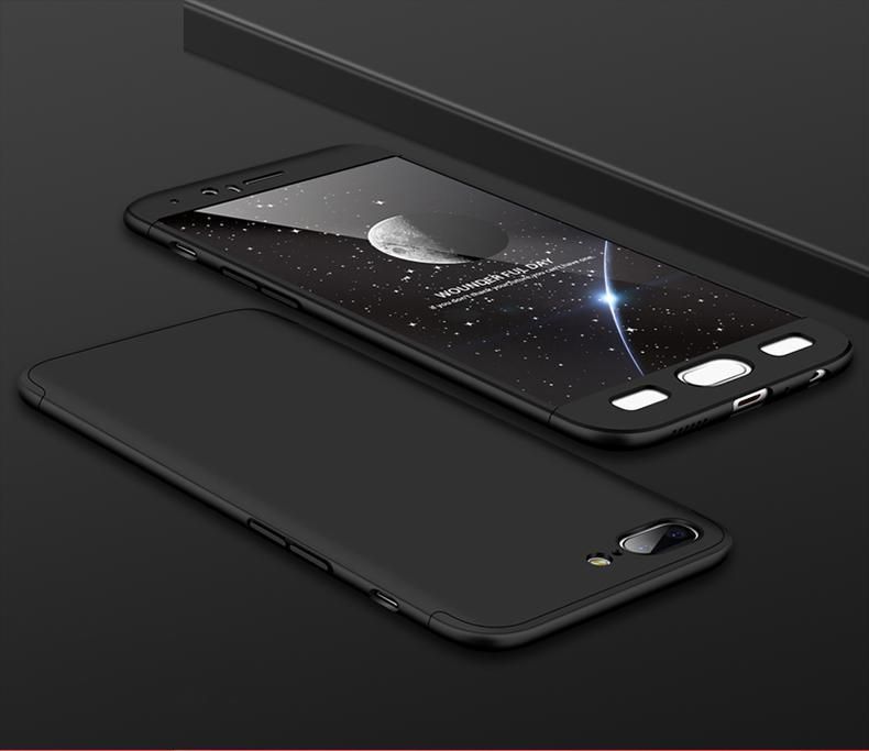 One Plus 5 360 Degree GKK Phone Back Cover - Black