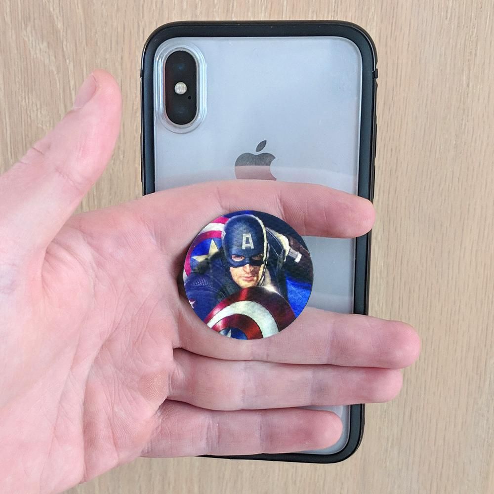 3D Pop Up Socket For Mobile With Phone Holder Socket Hook For Car-Captain