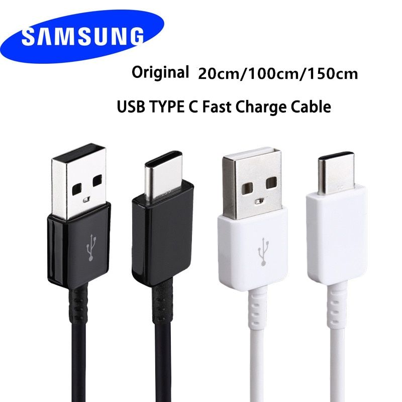 Samsung TYPE C Cable 0.2/1.2/1.5M Fast Charger Data Line For samsung Galaxy S8 S9 Plus S10 Note 8 9 10 A3/A5/A7 2021