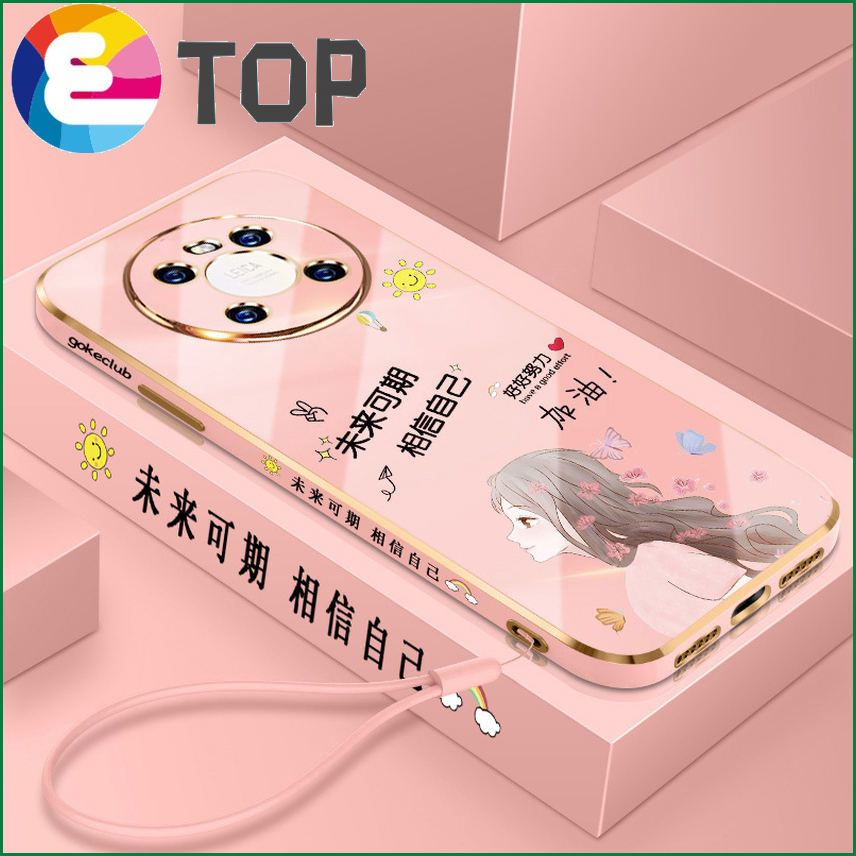 Suitable for Huawei mate40 mobile phone shell new mate30pro mobile phone sleeve cartoon cute silicone soft