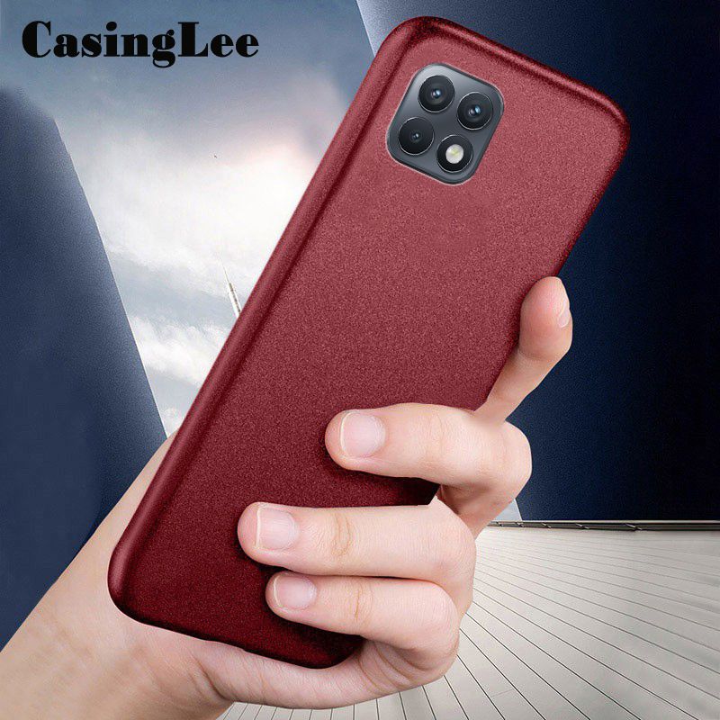 CasingLee For Samsung Galaxy A22 5G case Matte Silicone Soft Phone cover for Samsung Galaxy A22 5G Super Scrub Non-slip Phone case For girls and Boys