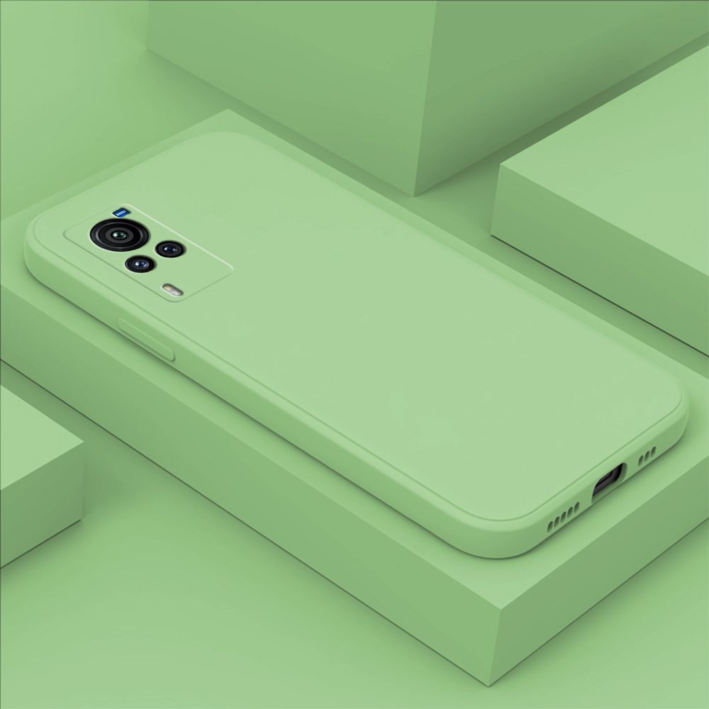ZeroQiQi for Vivo X60 Pro 5G Case Simple Candy Color Back Cover Soft Liquid Silicone Protective Phone Cases