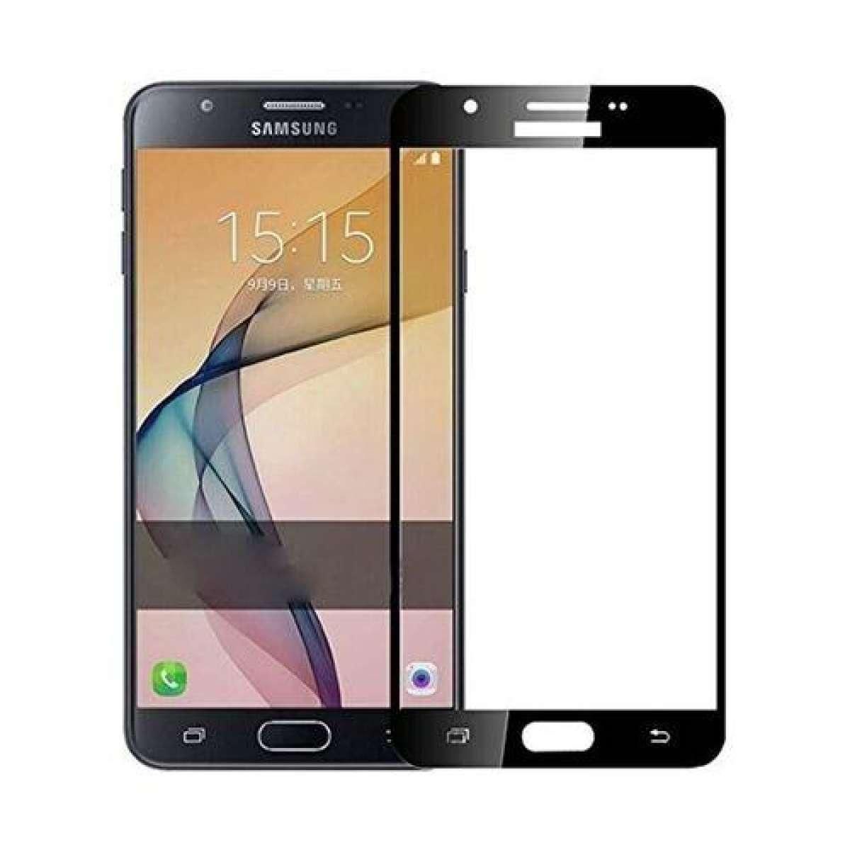 2pcs D Full Glass for Samsung Galaxy J7 Prime Screen Protector 9H full black