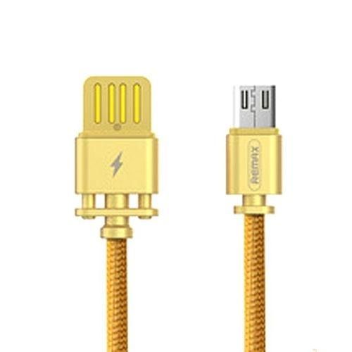 Dual-Side USB Data Cable for iphone 7 and i5 - Gold