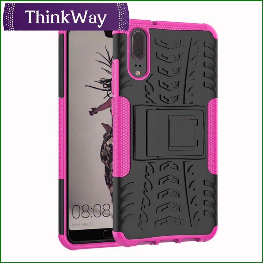 Protective Case Shockproof Reinforced Anti-skid Bracket Protective Cover For Honor 7X & Y5 2017/Y6 2017