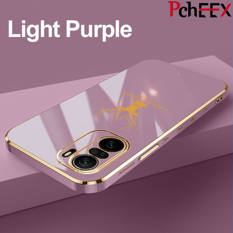 For Xiaomi Redmi K40 / K40 Pro Phone Case, Aesthetic Drop Resistant Straight Edge Electroplated Soft Shell