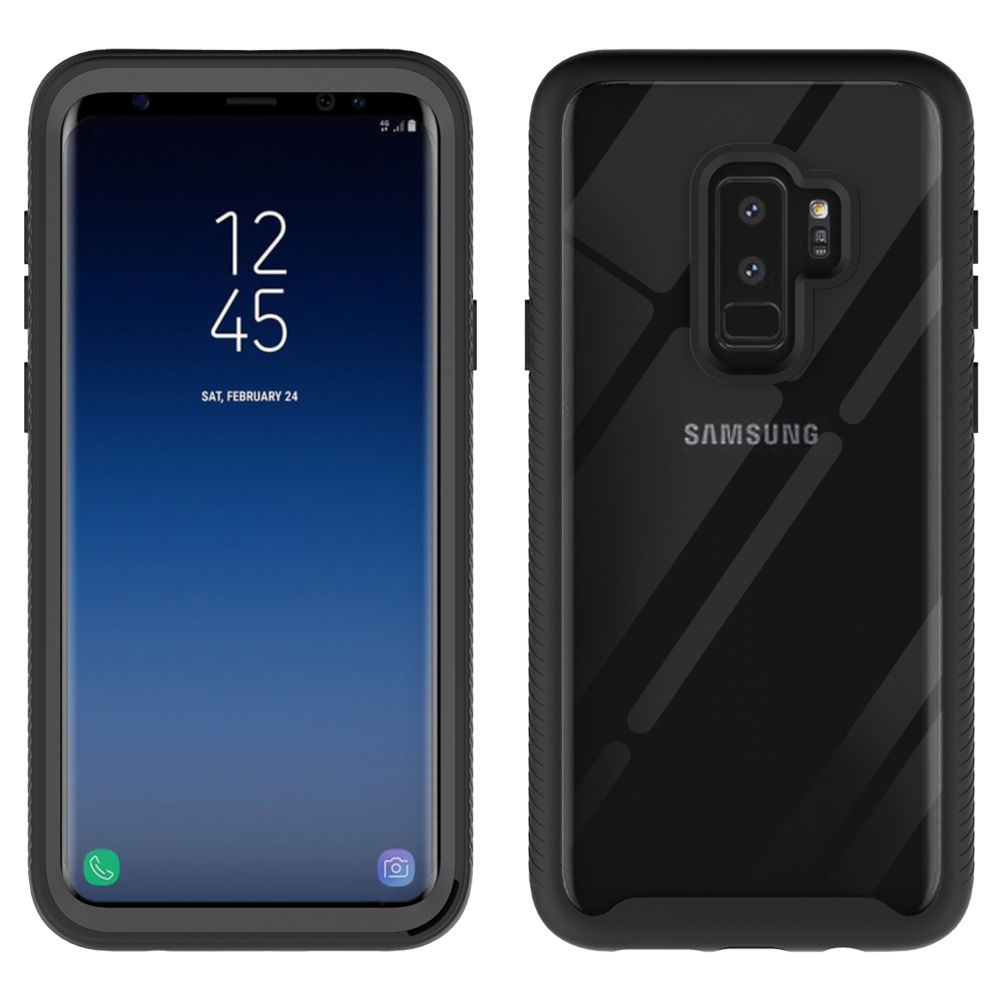 Galaxy S9 Plus Case, WindCase Dual Layer Transparent Back Rugged Bumper No Slip Shockproof Full Body Protective Case Cover for Samsung Galaxy S9 Plus