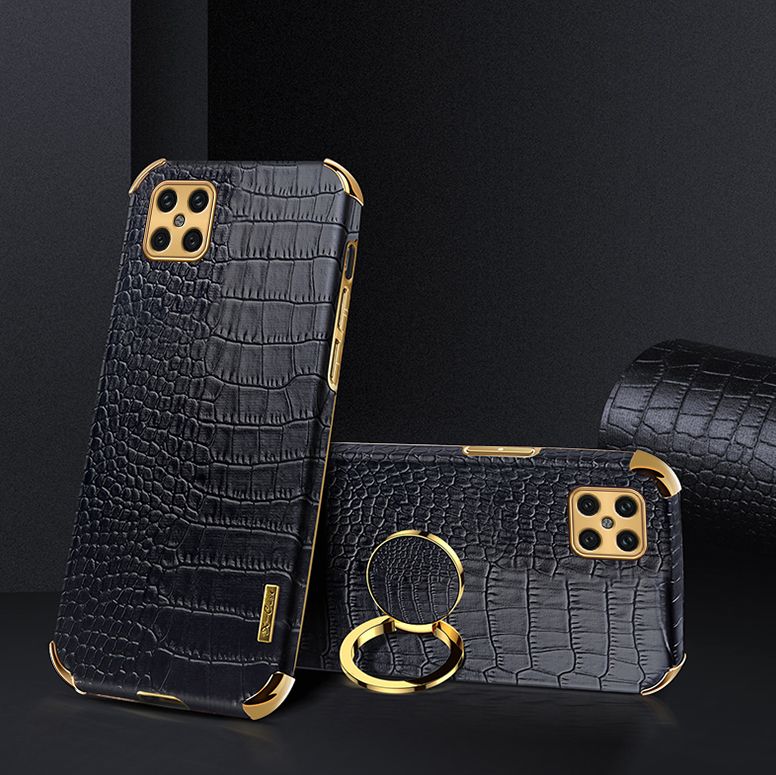 Case for Huawei Nova 8 SE Crocodile Pattern 360 Degree Rotating Ring Protective Cover Compatible with Magnetic Car