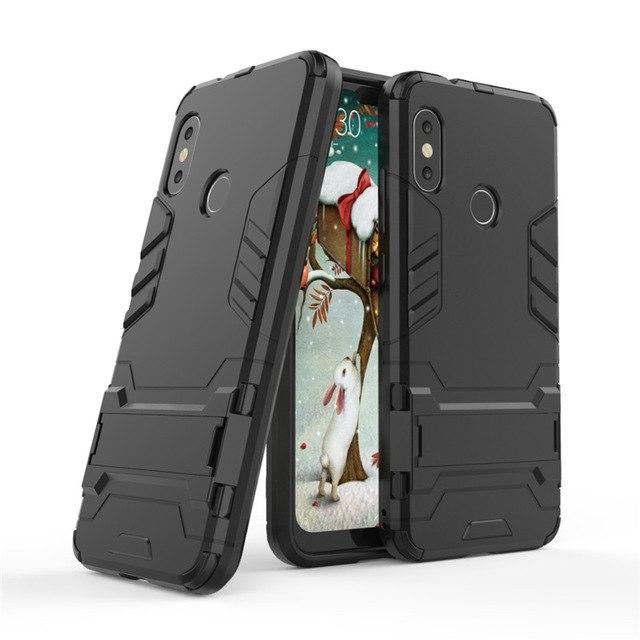 Armor Back Cover for Redmi 6 Pro- Black