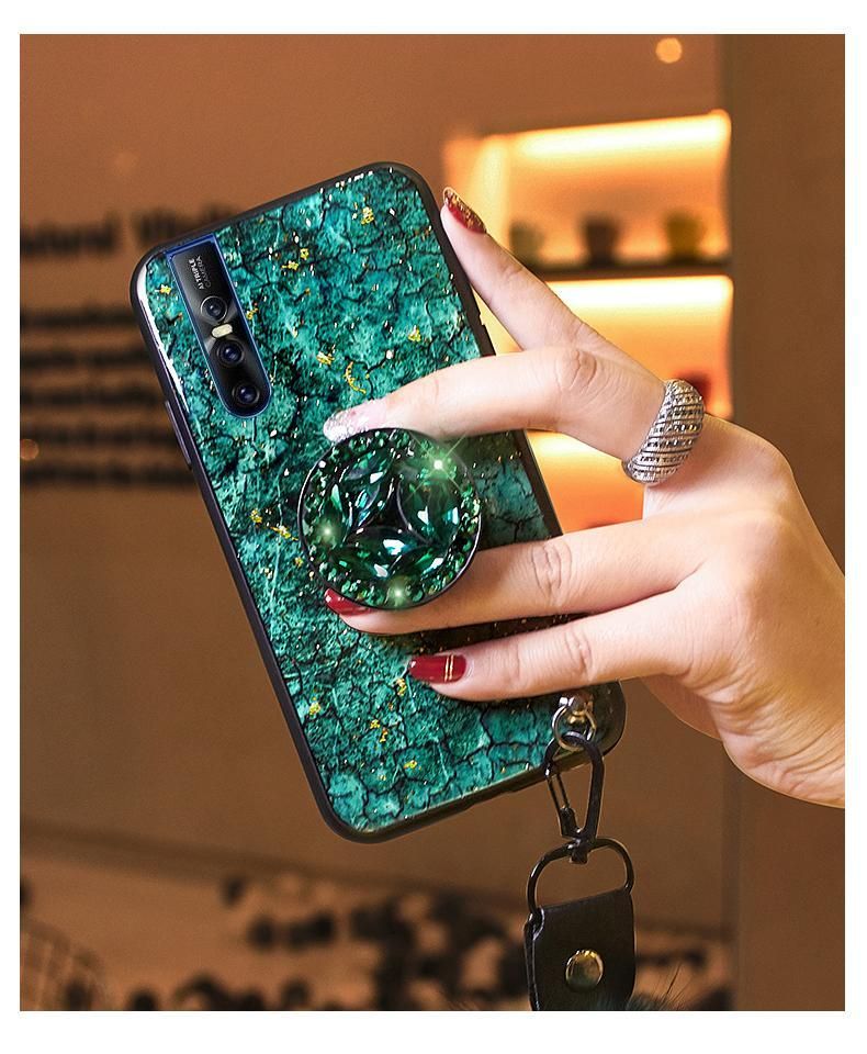 VIVO V15 Pro  Luxury Gold Foil Bling Marble Phone Cases