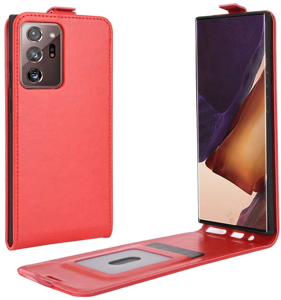 Samsung Galaxy Note 20 Ultra Case, Vertical Flip Folio Phone Case PU Leather Protective Cover Magnetic Closure Shell with Card Slot for Samsung Galaxy Note 20 Ultra 5G Phone Case