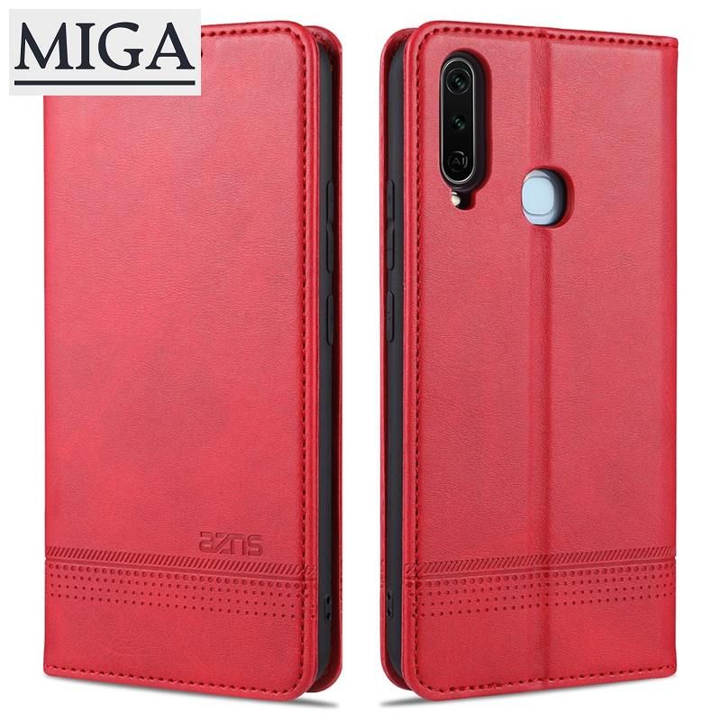Phone Case For Vivo Y11 / Y12 / Y15 / Y17 Case Magnetic Leather Wallet Card Slots Flip Cover Protection Cellphone Casing Shell
